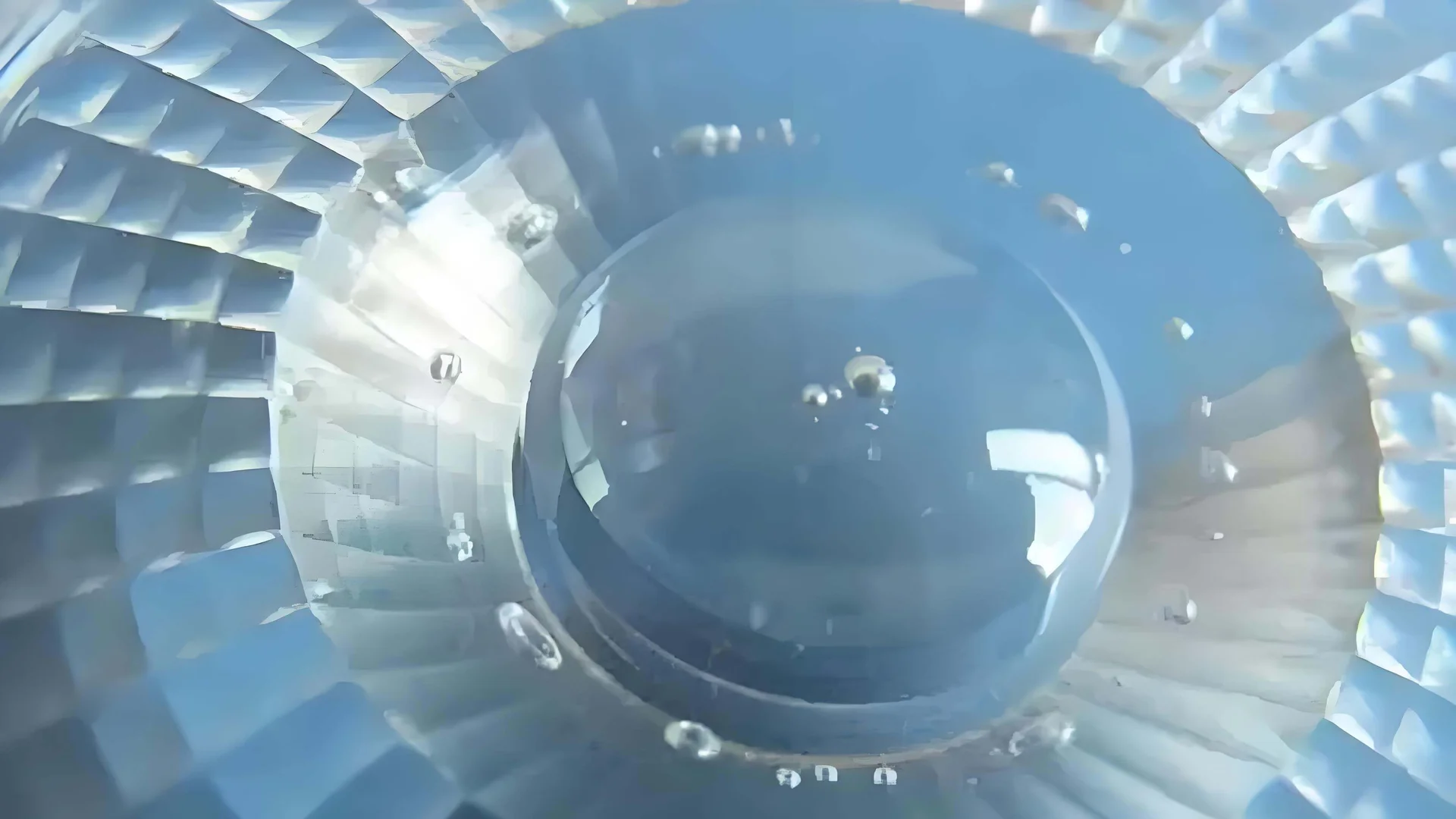 Close-up view of plastic injection molded parts showing manufacturing defects