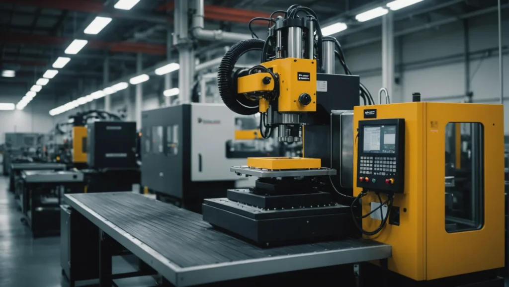Injection molding machine with complex molds and demolding mechanisms