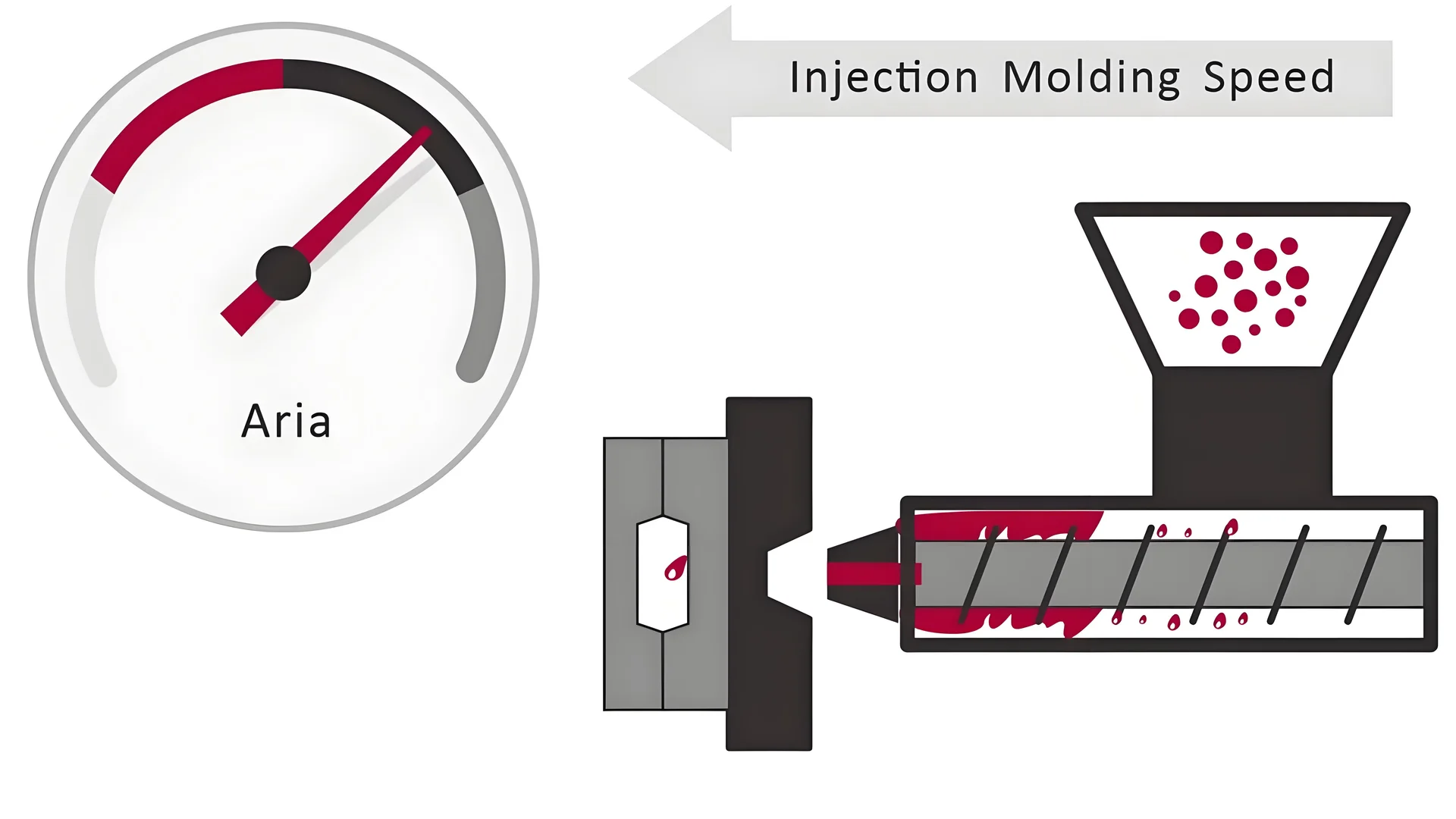 Engineer analyzing data in a modern injection molding facility