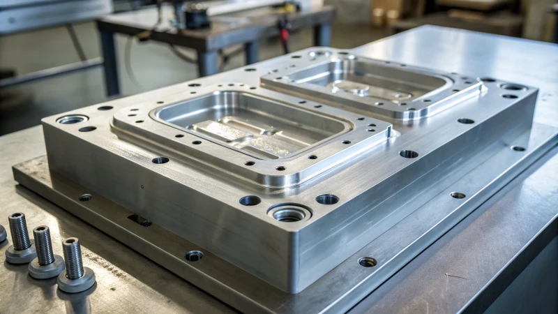 Close-up of a high-quality injection mold