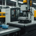 Injection mold machine with tools and materials for cost optimization