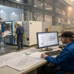 Injection mold development process in a factory setting