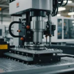 Machine de moulage par injection créant une pièce automobile
