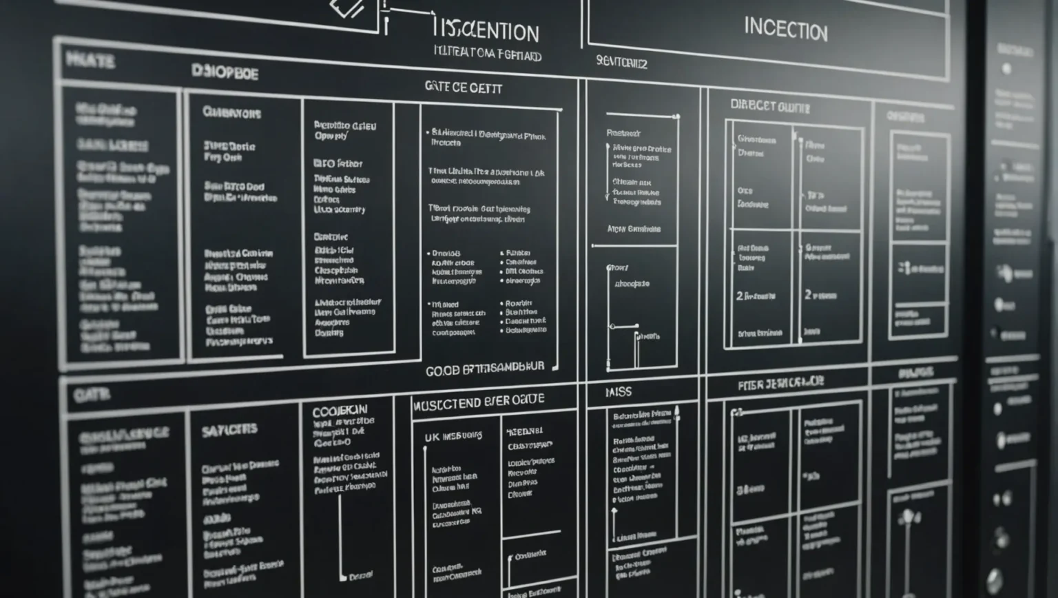 Various gate types for injection molding displayed on a technical diagram.