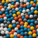 Plastic pellets with various fillers for injection molding