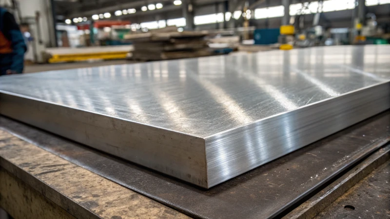 Close-up of polished mold steel surface