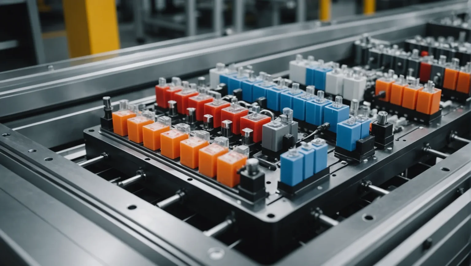 Diagram of runner design in an injection molding system
