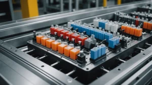 Diagram of runner design in an injection molding system