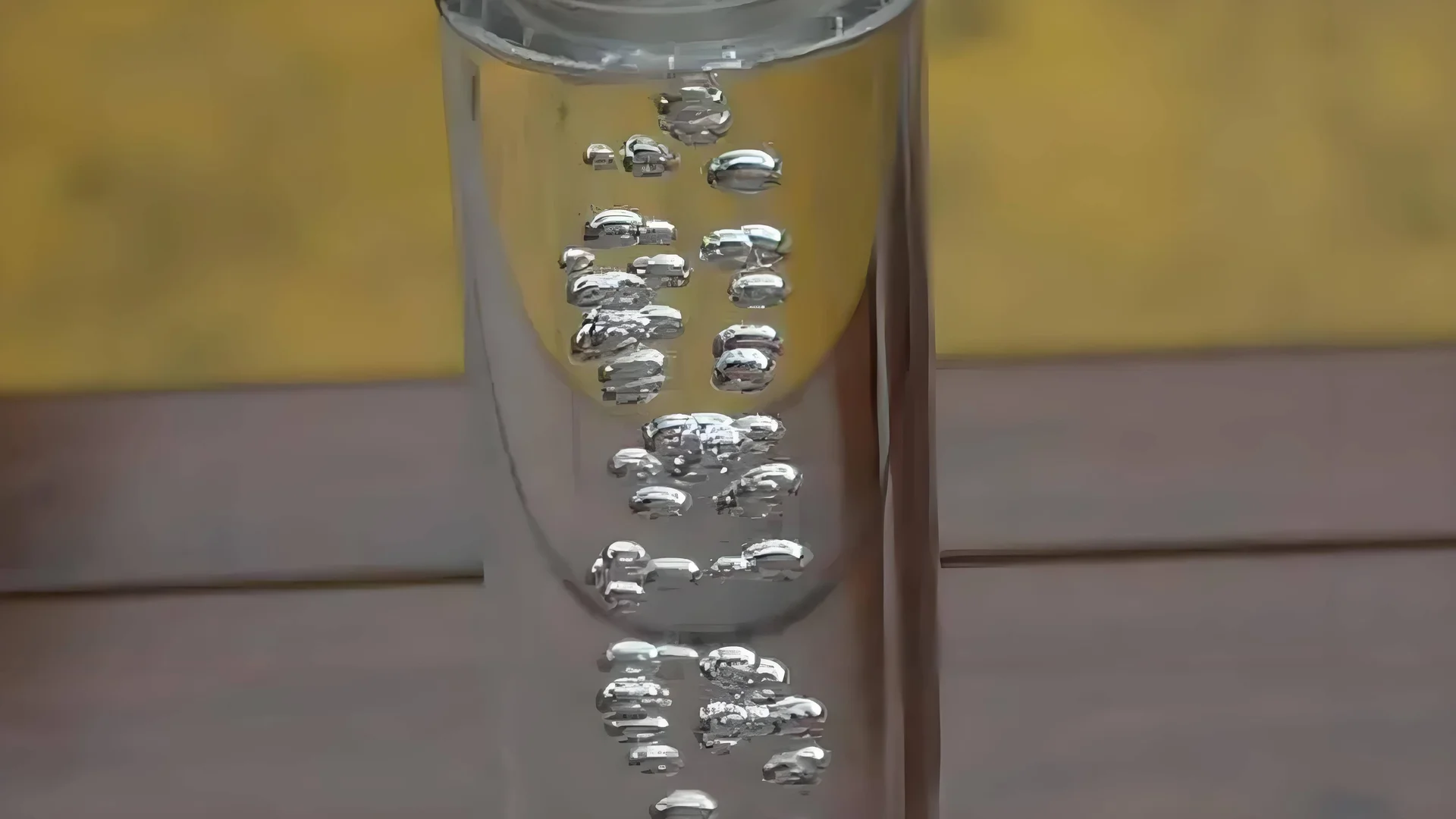 金型内の気泡が目に見える射出成形機