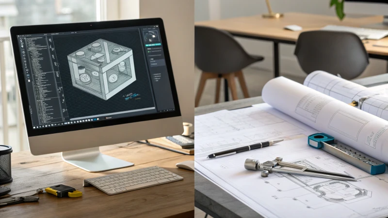Comparison of CAD and traditional mold design methods