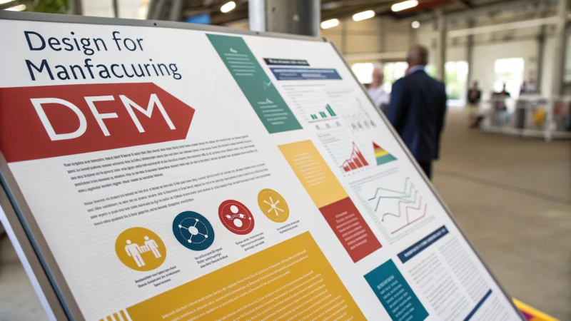 Infographic showing the benefits of Design for Manufacturing