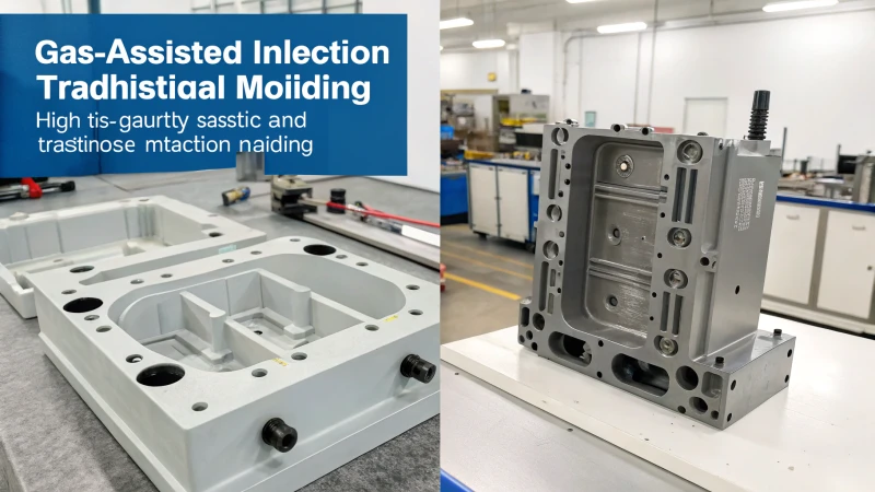 Comparison of gas-assisted injection molding and traditional injection molding