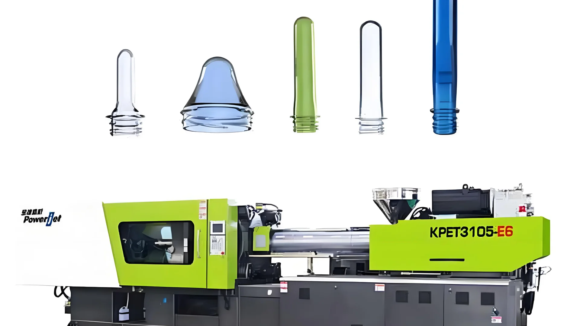 Advanced injection molding machine in a workshop