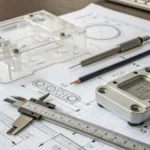 Detailed illustration of the injection mold design process