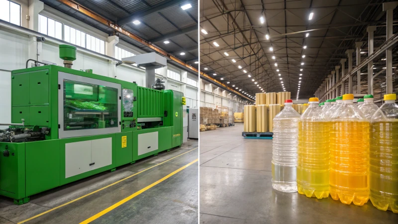 A comparison of biodegradable and traditional plastic injection molding setups