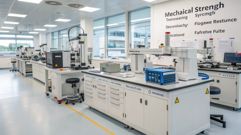 A variety of medical devices in a modern laboratory setting