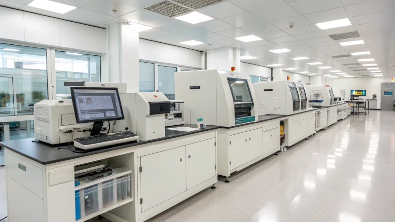 A modern laboratory with advanced mold testing technologies