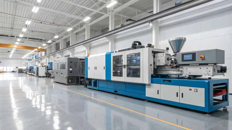 Injection molding machine with colorful plastic granules