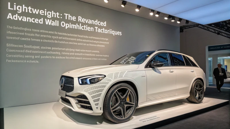 Photorealistic lightweight product showcasing advanced design features
